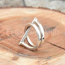 Knot Ring, Handmade Silver Thick Wire Ring, 925 Sterling Silver,Knot Silver Ring