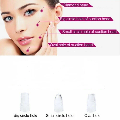 Skin Care Tips Head for Diamond Microdermabrasion Vacuum  Skin Facial Machine - Picture 4 of 10