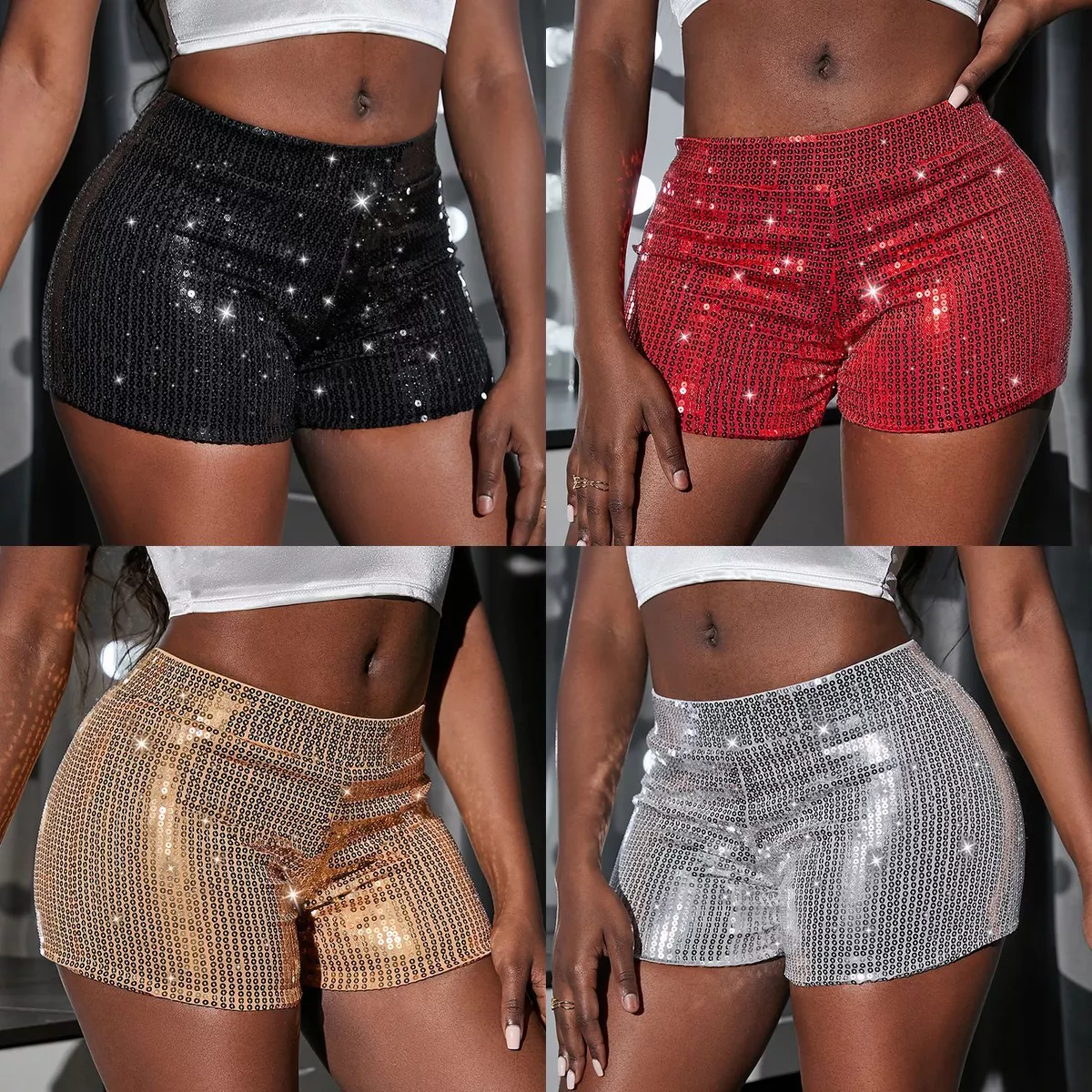 Sequin hot pants cheap