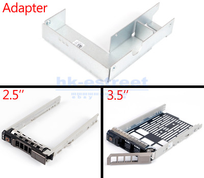 3.5'' 2.5'' SAS HDD Tray Caddy Adapter For Dell PowerEdge T630 T430 R430 w/Screws