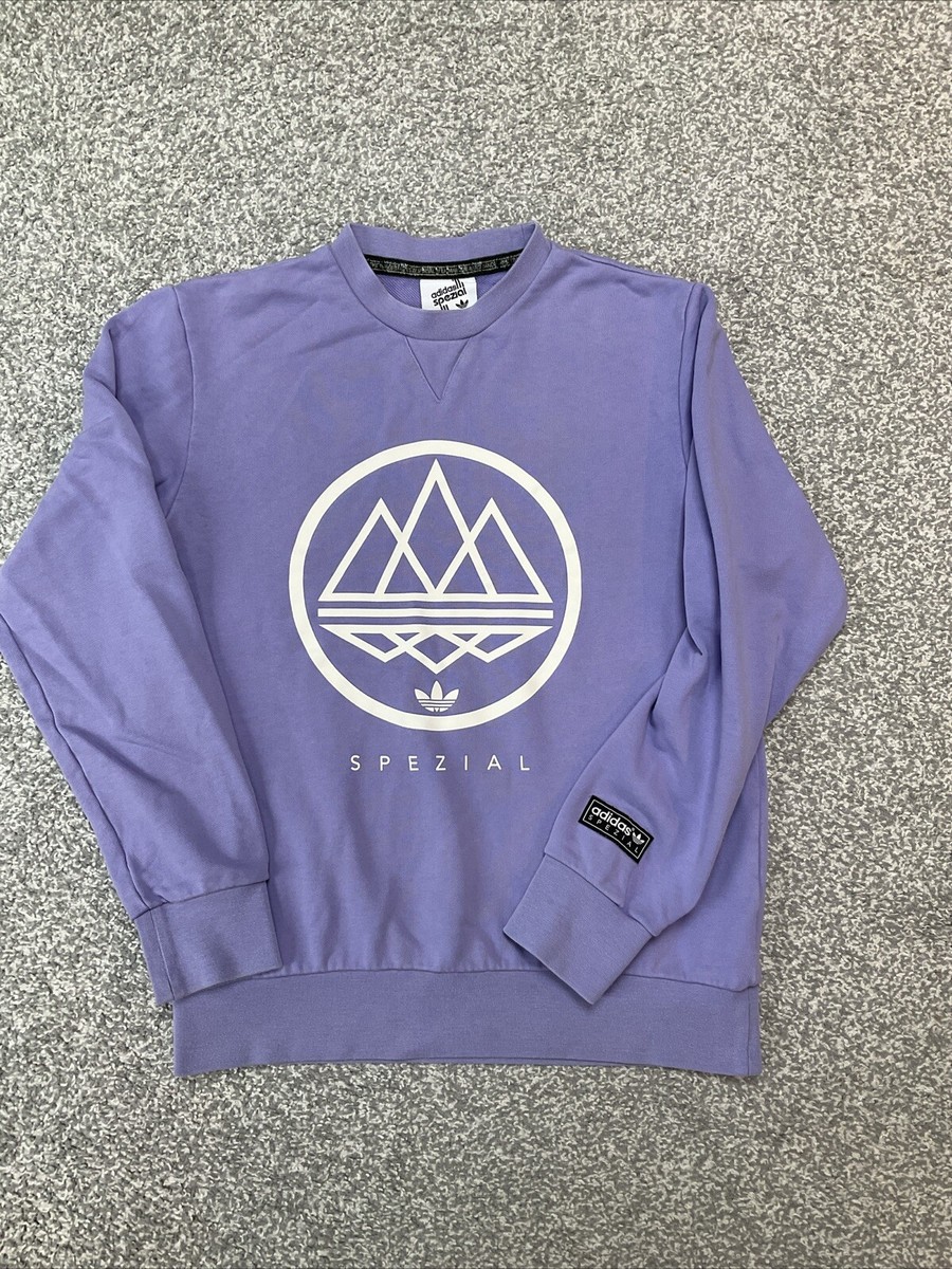 Crew Neck Adidas Spezial Jumper Purple Adidas Originals Pullover