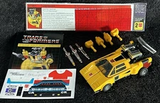 G1 1984 SUNSTREAKER • 100% COMPLETE w/TECH SPEC • VINTAGE G1 TRANSFORMERS
