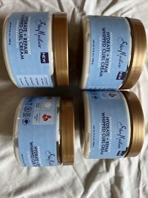 4 X SHEA MOISTURE HYDRATE + REPAIR WHIPPED CURL CREAM 11.5 Oz MANUKA HONEY
