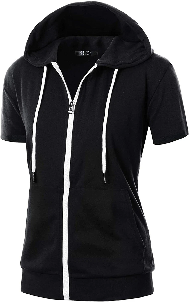 uhnmki Zip Up Hoodie Womens Slim Fit Long Sleeved Short Casual