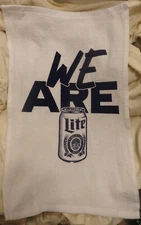 Miller Lite "WE ARE" Penn State Nittany Lions White Out Rally Towel NEW