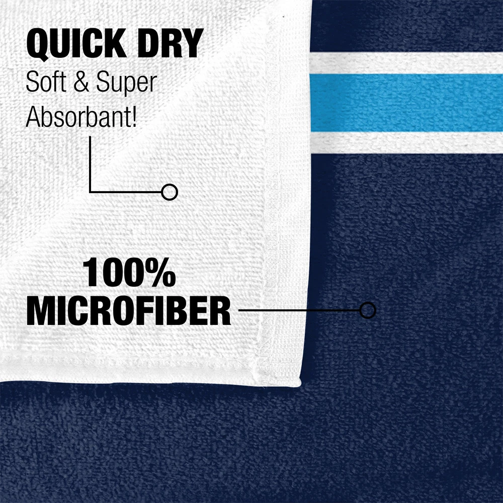 Jackson State University Beach Towel/Bath Towel, 30"x60" Stripes