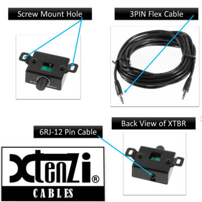 Xtenzi Bass Knob Control Remote For KICKER Hideaway 1HS8, PHD12