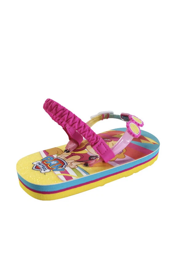 Sandalias chanclas de playa Nickelodeon Paw Patrol para niñas talla 11-12 nuevas con etiquetas Foto 4 de 4