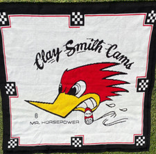 USA Made CLAY SMITH Mr Horsepower Throw Blanket 63" Hot Rod Car Auto trunk beach