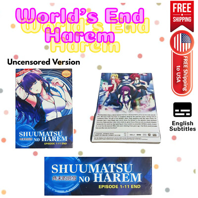 Uncensored World's End Shuumatsu No Harem Ep 1-11 DVD ENG Sub Jap Audio Anime