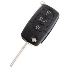 1pc Car Uncut Blade Keyless 4 Buttons Folding Remote Key Shell Case Replacement