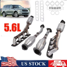 Catalytic Converters Front & Rear All 4 For Infiniti QX56 5.6L 2005-2013 EPA USA