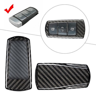 Auto Carbon Fiber Remote Key Shell Cover Case für 2009-2012 VW CC Passat B6 Blk