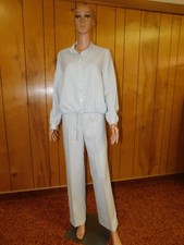 Vintage BROWNSTONE STUDIOS Gray Pants and Blouse Set Waist 29-31"