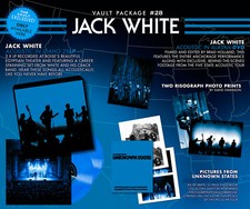 Third Man Records Vault Package #28 Jack White 2016 Vinyl Record Stripes -dvd cd