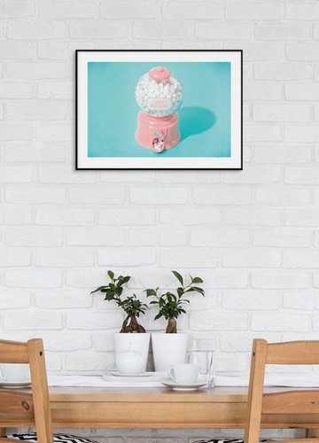 Poster da parete Poster Cucina Candy Machine Stampa con cornice Fotoda appendere - Picture 3 of 17