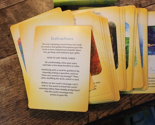 Baraja de empoderamiento de los empáticos 52 cartas para guiar e inspirar a personas sensibles - Imagen 4 de 6