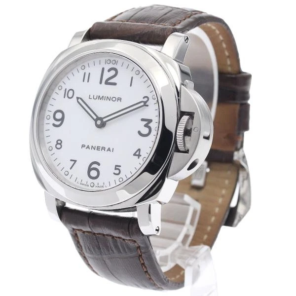 Panerai — Officine Panerai Luminor Base PAM00114 44mm White Dial Hand-Winding Watch #C4233