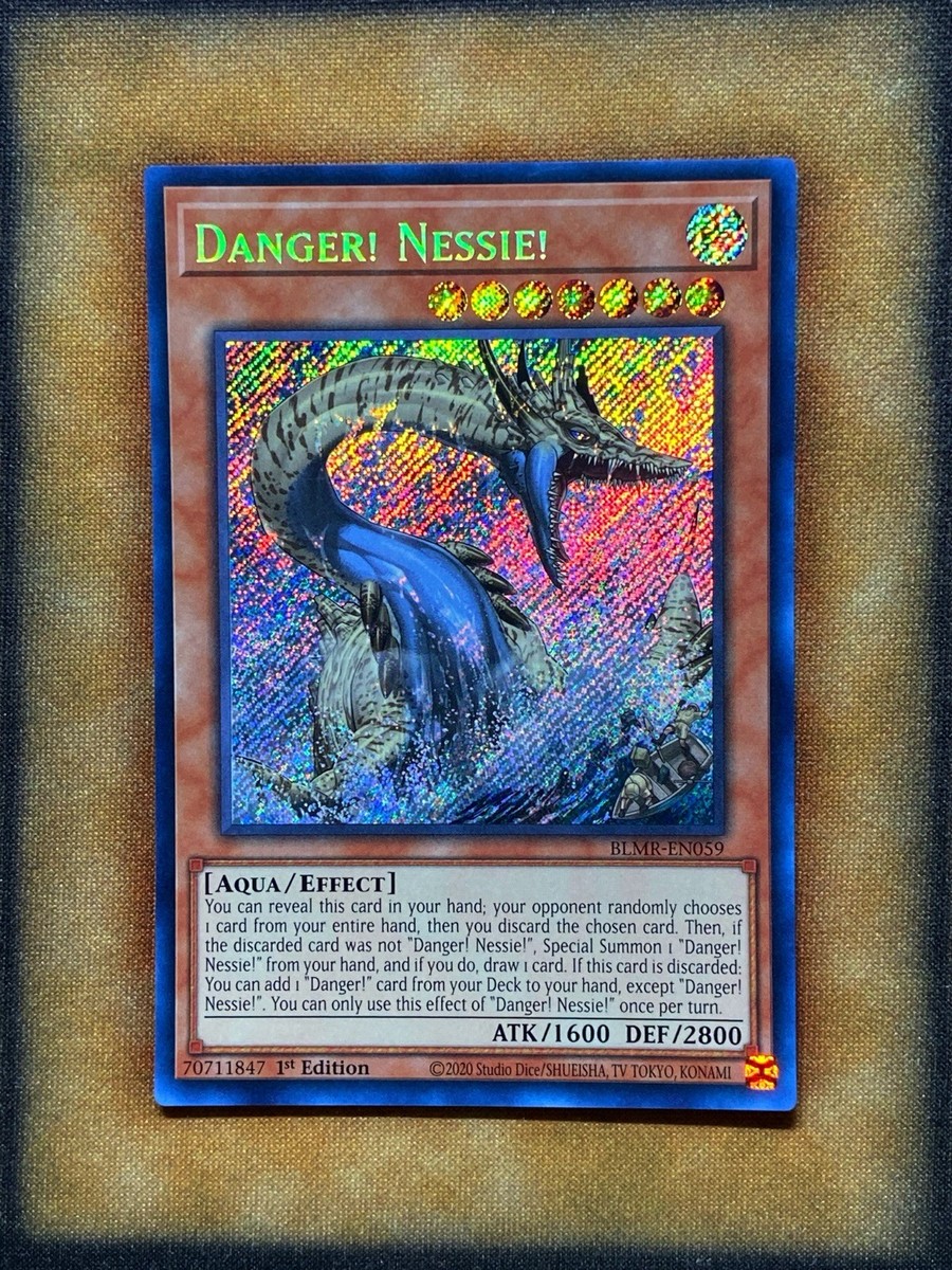 Yugioh Danger! Nessie! BLMR-EN059 Secret Rare 1st Ed NM | eBay