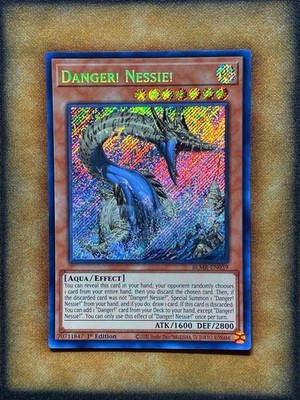 Yugioh Danger! Nessie! BLMR-EN059 Secret Rare 1st Ed NM | eBay