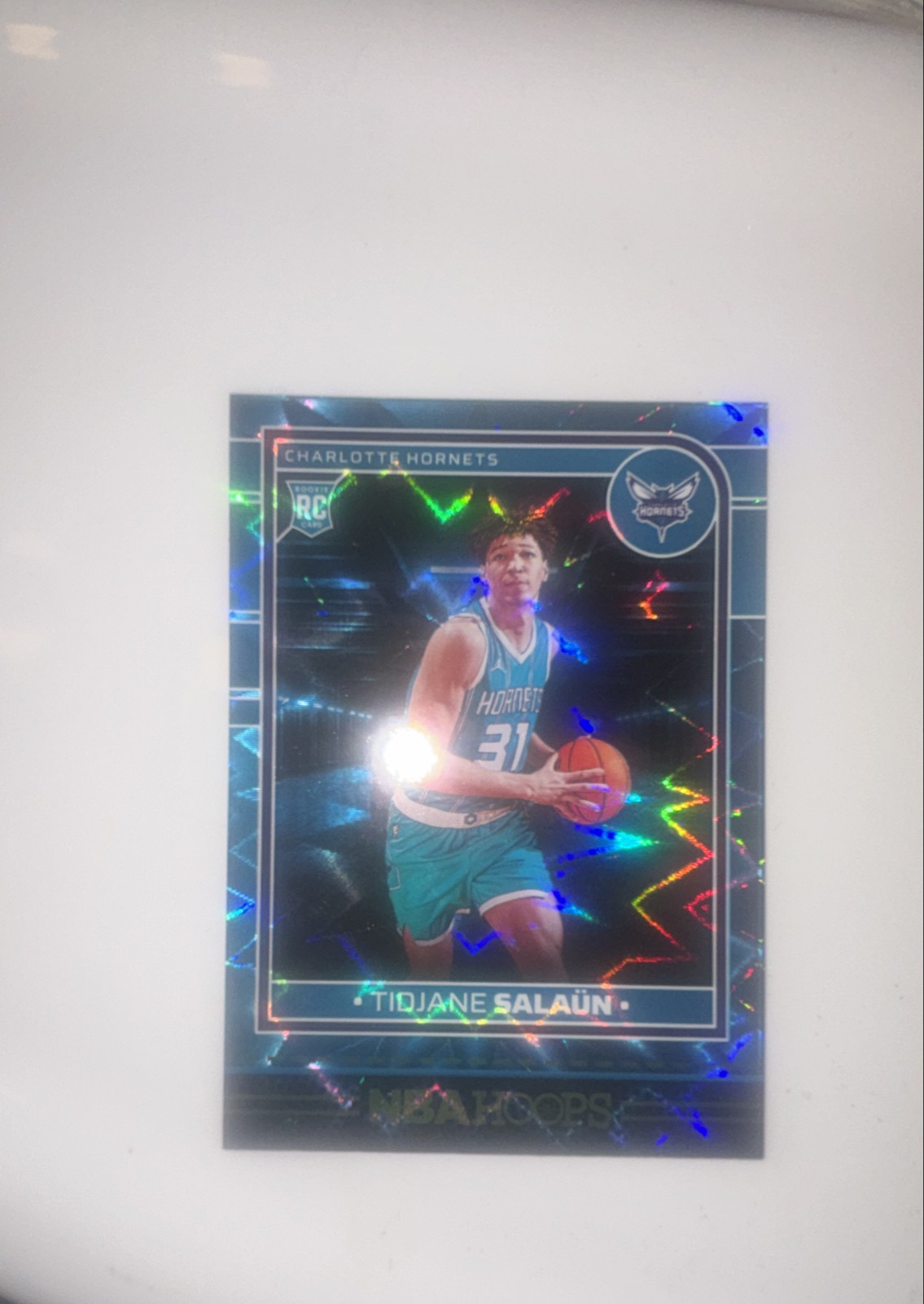 2024-25 Panini Nba Hoops - Rookies Tidjane Salaun #236 Teal Explosion (RC)