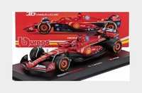 Burago 18-36843-L-MONACO Ferrari F1 SF-24 Team Scuderia Ferrari 16 Winner Mo