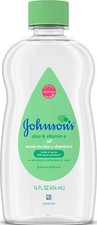 Johnson's Baby Oil, Aloe Vera  Vitamin E, 14 fl oz