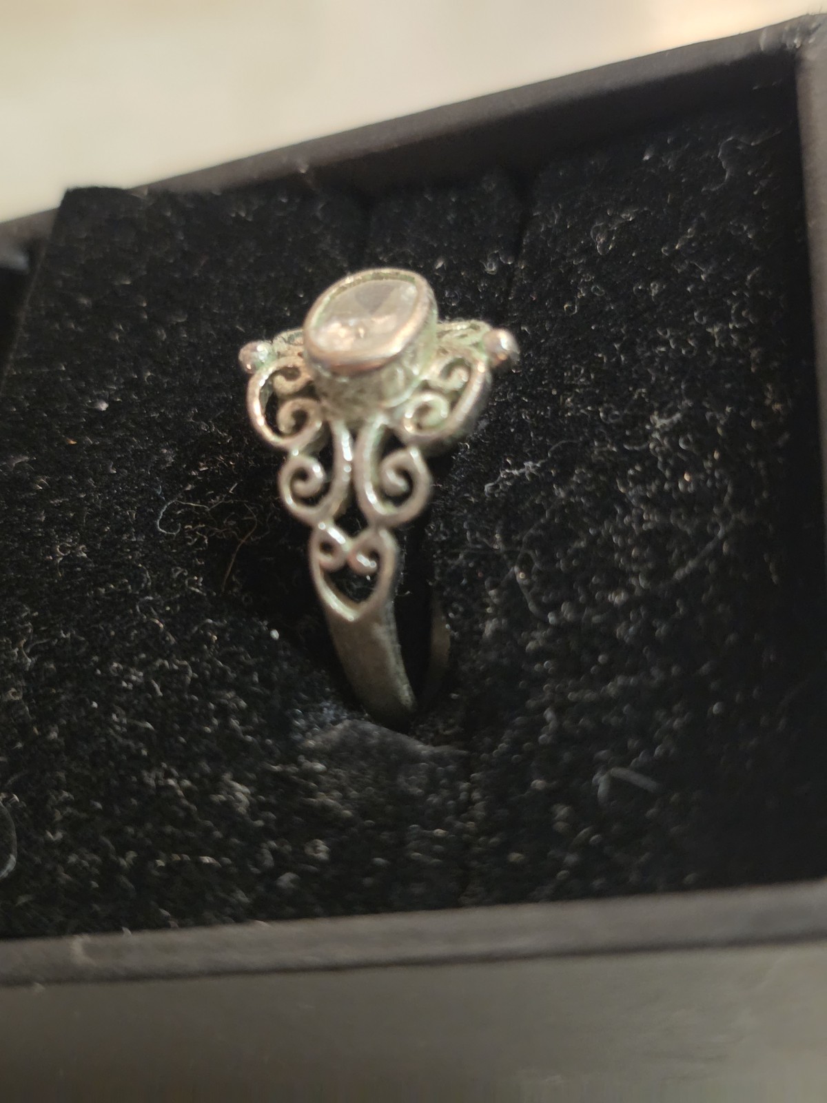 925 Sterling Silver Celtic  Ring Scroll Swirl Des… - image 3