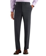 Nautica Mens Modern Fit Dress Pants 48 X  32  Charcoal Grey NA000276GAFF