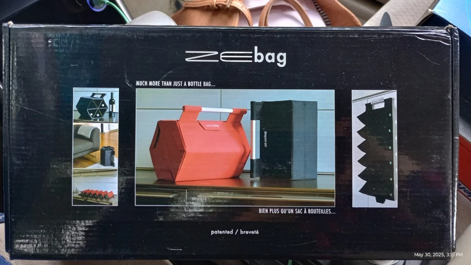 Estuche de transporte de vino ZEbag capacidad para 6 botellas Foto 2 de 3