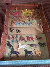 Vintage Marx 1968 Fort Apache Carry-All Playset W/ Figures No. 4685 2