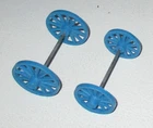Marx 1950s-1960s Wagon Train Blue Wagon Wheels
