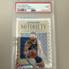 2023-24 Panini Mosaic - Notoriety Stephen Curry #2 Mosaic Prizm