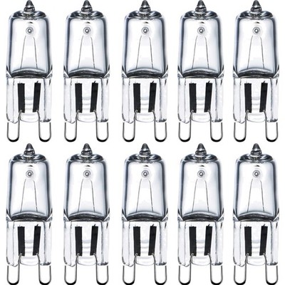 G9 Halogen Birnen,230V,28W,29W,Dimmbar,Warm White,Pack of 10