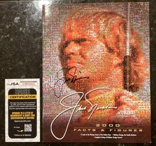 Jack Nicklaus Signed 2000 Facts Figures Program w/ JSA COA