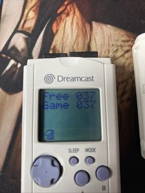 Lot of 2 Sega Dreamcast VMU's (HKT-7000) w/ NEW BATTERIES
