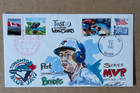 10-17-92 Pat Borders MVP  Blue Jays #15/95 Wild Horse Cachet  Artist Signed — photo 1