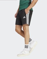  Pantaloncini Shorts UOMO Adidas Essentials Single Jersey 3-Stripes 7 Cotone 