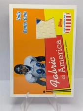 2003 Topps Tully Banta-Cain #FA-TBC Fabric of America Game Worn Relic Card RC