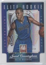 2012-13 Elite Rookie Aspirations Blue Die-Cut 84/99 Jared Cunningham #275 1u6