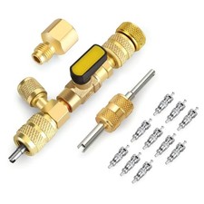 1/4" and 5/16" Port Valve Core Remover&Installer Tool For HVAC R410A System