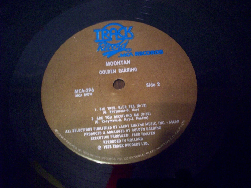 Golden Earring , Moontan ,1974 Track/MCA 1st Press.VG Cond. - Image 3 of 4