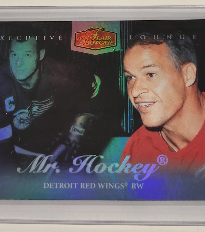 GORDIE HOWE 2007-08 Fleer Ultra FLAIR Showcase SP EXECUTIVE LOUNGE #91 Mr Hockey - Image 4 of 4