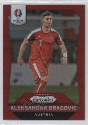 2016 Panini Prizm UEFA Euro Red Prizm 114/149 Aleksandar Dragovic #81 4t7