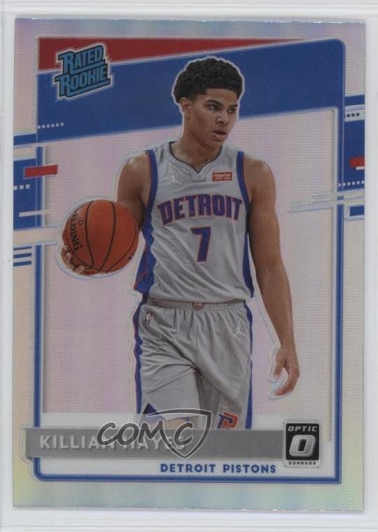 2020-21 Panini Donruss Optic Rated Rookie Holo Prizm Killian Hayes #157 3do
