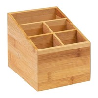 Westmark KüChen-Organizer 5 FäCher Bambus 13X13.5X16Cm Hellbraun Tapas+Friends