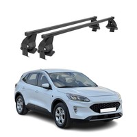 Menabo DachträGer GrundtäGer FüR Ford Kuga III 2019-2026 50Kg Stahl Schwarz 2X