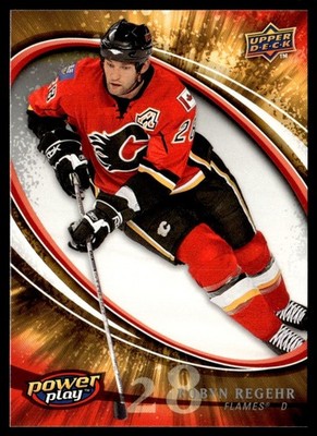 2008-09 Upper Deck Power Play Box Set Robyn Regehr Calgary Flames #49