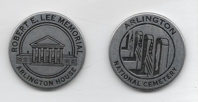 Arlington National Cemetery- Robert E. Lee Memorial Arlington House NPS Token