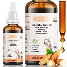 Kennel Cough Treatment, UKNM Kennel Cough Drops for Dogs,Natural Cough Supple...